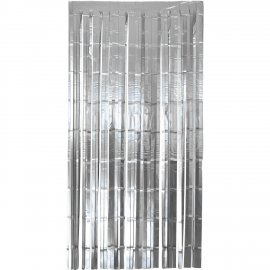 Cortina de Fiesta Matt Silver 2 x 1 m