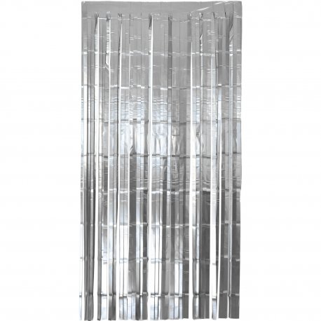 Cortina de Fiesta Matt Silver 2 x 1 m