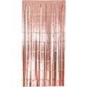 Cortina de Fiesta Matt Rose Gold 2 x 1 m