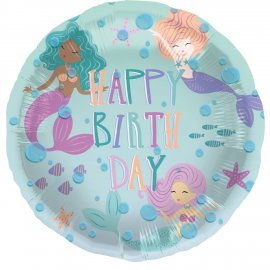 Globo de Foil Magia de Sirena 45 cm