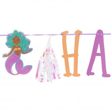 Guirnalda de Letras Mermaid Magic 1,5 m