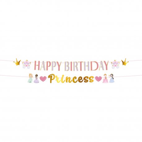 Guirnalda con Letras Princesa 1,5 m