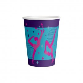 8 Vasos 266 ml GYMNASTICS PARTY