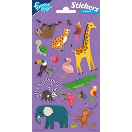 Pegatinas Animales de la Jungla 102 x 200 mm