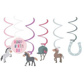 6 Decoraciones Colgantes Caballo