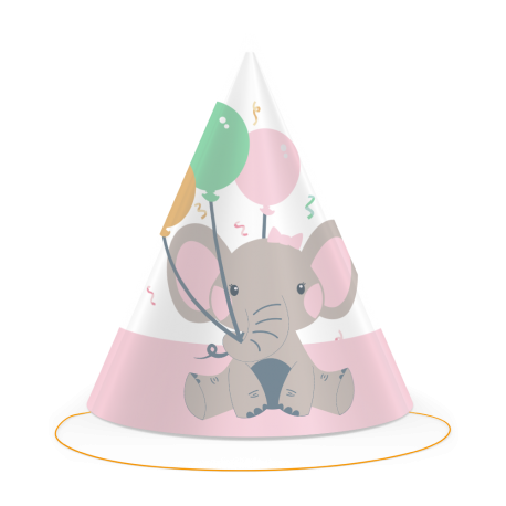 6 GORROS ENCHANTING ELEPHANT GIRL