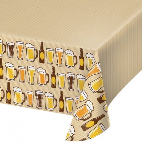 Mantel De Plástico 259 X 137 cm Cheers & Beers