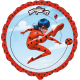 Globo Ladybug Miraculous Redondo 46 cm
