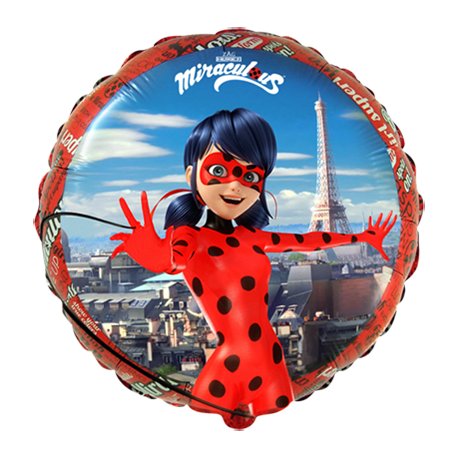 Globo Ladybug Redondo 46 cm