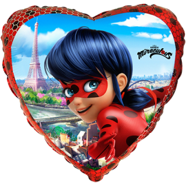 Globo Ladybug Heart 46 cm