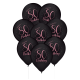 8 Globos de Látex 80 Años Elegant Pink