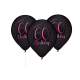 8 Globos de Látex 60 Años Elegant Pink