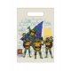 6 Bolsas Tortugas Ninja