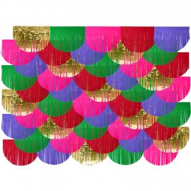Cortina de Fiesta Flecos 2 x 2 cm