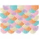 Cortina de Fiesta Pastel Flecos 2 x 2 cm