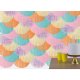 Cortina de Fiesta Pastel Flecos 2 x 2 cm