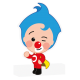Figura Corcho Payaso Plim Plim