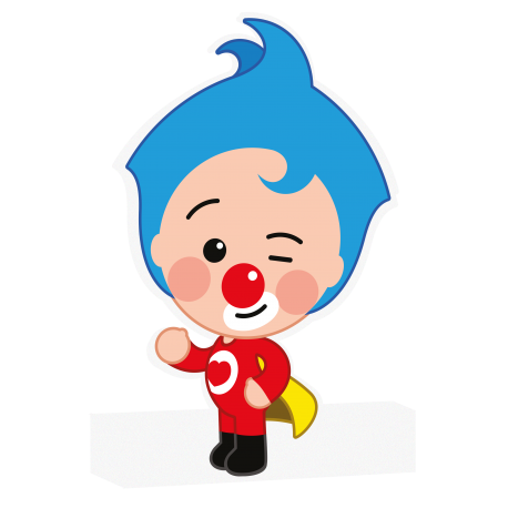 Figura Corcho Payaso Plim Plim