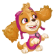 Globo Patrulla Canina Forma Skye 71 x 78 cm