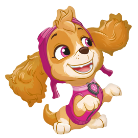 Globo Patrulla Canina Forma Skye 71 x 78 cm