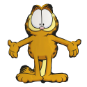Globo Garfield 83 x 31 cm