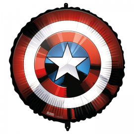 Globo Escudo Capitán América 46 cm