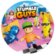 8 Platos Stumble Guys 23 cm