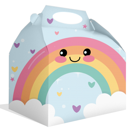 CAJA RAINBOW PARTY 20 X 16 X 11 CM