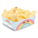 BANDEJA RAINBOW PARTY 15 X 11 X 6 CM