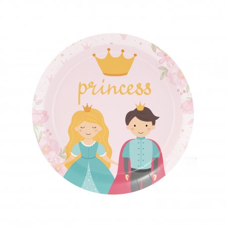8 Platos 18 cm LITTLE PRINCESS