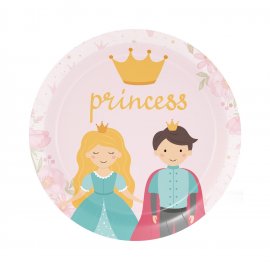 8 Platos 23 cm LITTLE PRINCESS