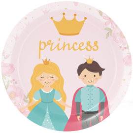 8 Platos 23 cm LITTLE PRINCESS