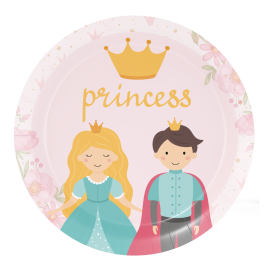 8 Platos 18 cm LITTLE PRINCESS