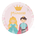 8 Platos 18 cm LITTLE PRINCESS