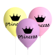 8 GLOBOS SWEET PRINCESS 27 CM