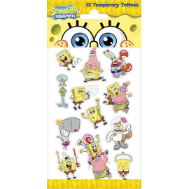 Tatuajes Bob Esponja 100 x 200 mm