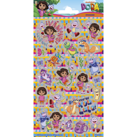 Pegatinas Brillantes Dora 102 x 200 mm