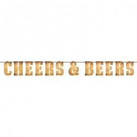 Guirnalda Letras Cheers & Beers