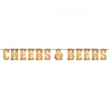 Guirnalda Letras Cheers & Beers