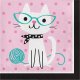 16 Servilletas 33 cm Purr-Fect Party