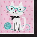 16 SERVILLETAS 33 CM CATS PARTY