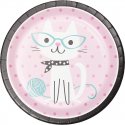 8 PLATOS 23 CM CATS PARTY