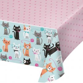 Mantel De Plástico 259 X 137 cm Purr-Fect Party