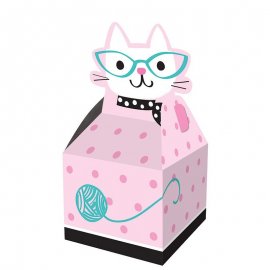 8 Cajitas De Detalles 23 X 9 X 9 cm Purr-Fect Party