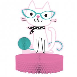Centro De Mesa 29 X 23 cm Purr-Fect Party