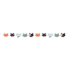Guirnalda Gatitos 170 cm Purr-Fect Party