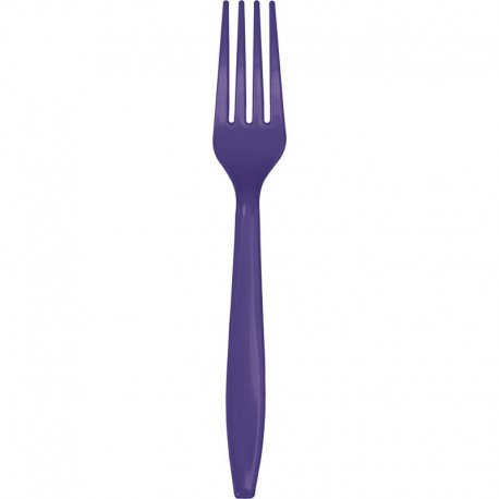 24 Tenedores Púrpura