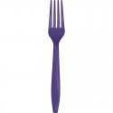 24 TENEDORES PLASTICO PREMIUM PURPLE