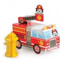 CENTRO DE MESA (2 PIEZAS) FLAMING FIRE TRUCK