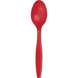 24 Cucharas Rojo
